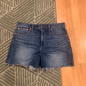 Madewell High rise Denim Shorts - 30- like new